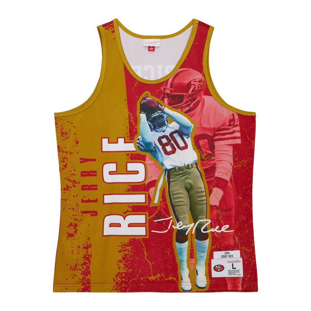 San Francisco 49ers Jerry Rice  1994 Player Burst Tank Top | NFL Sale