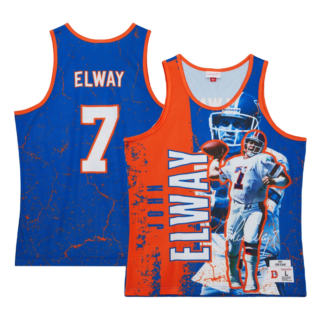 Denver Broncos John Elway  1994 Player Burst Tank Top | NFL On sale
