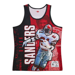 Atlanta Falcons Deion Sanders  1989 Player Burst Tank Top | NFL Hot