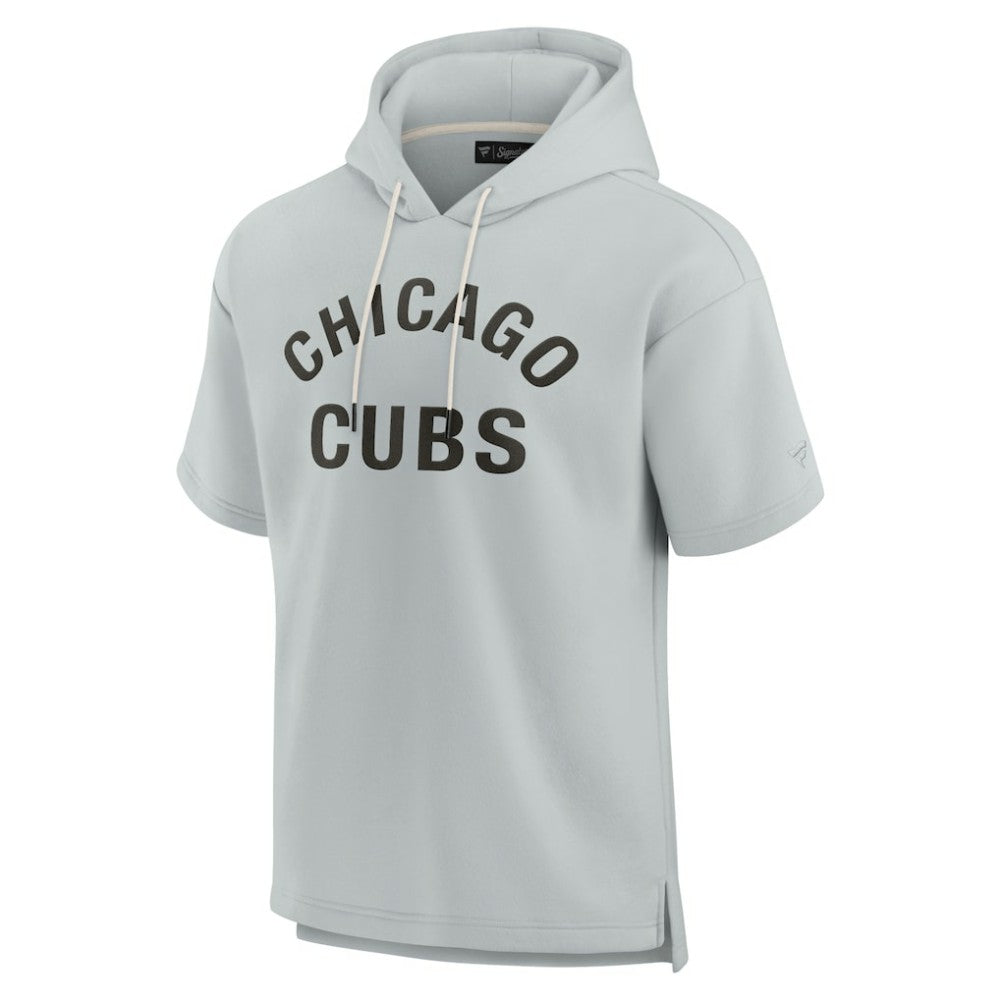 Chicago Cubs Fanatics Unisex Elements Super Soft Fleece Short Sleeve Pullover Hoodie - MLB Hoodies