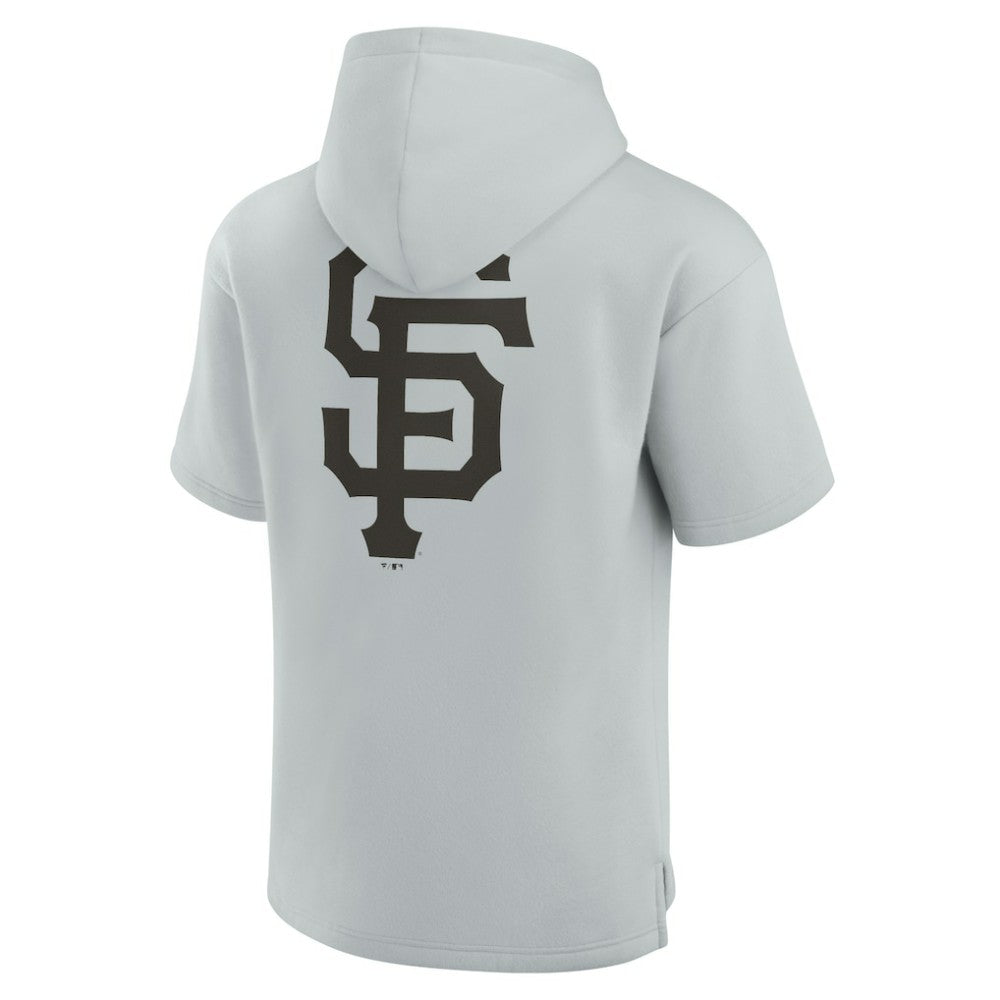 San Francisco Giants Fanatics Unisex Elements Super Soft Fleece Short Sleeve Pullover Hoodie - MLB Hoodies