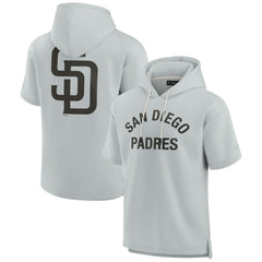 San Diego Padres Fanatics Unisex Elements Super Soft Fleece Short Sleeve Pullover Hoodie - MLB Hoodies