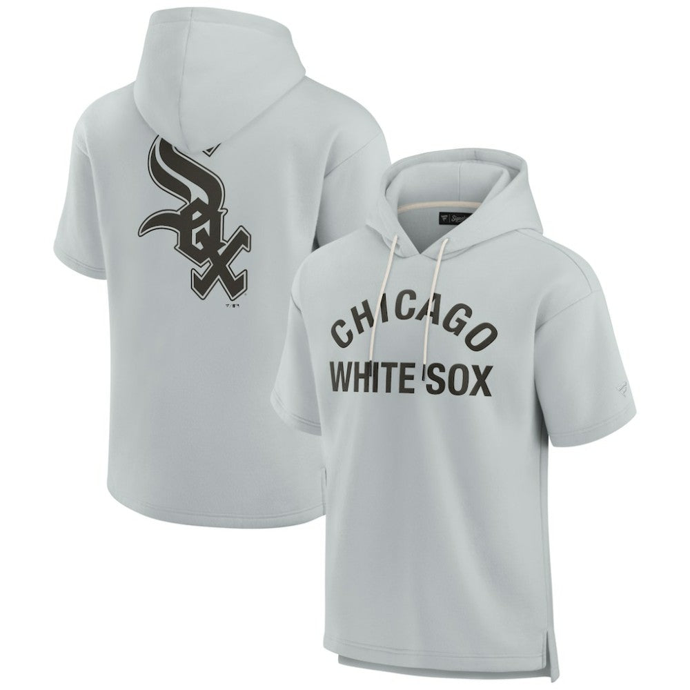Chicago White Sox Fanatics Unisex Elements Super Soft Fleece Short Sleeve Pullover Hoodie - MLB Hoodies