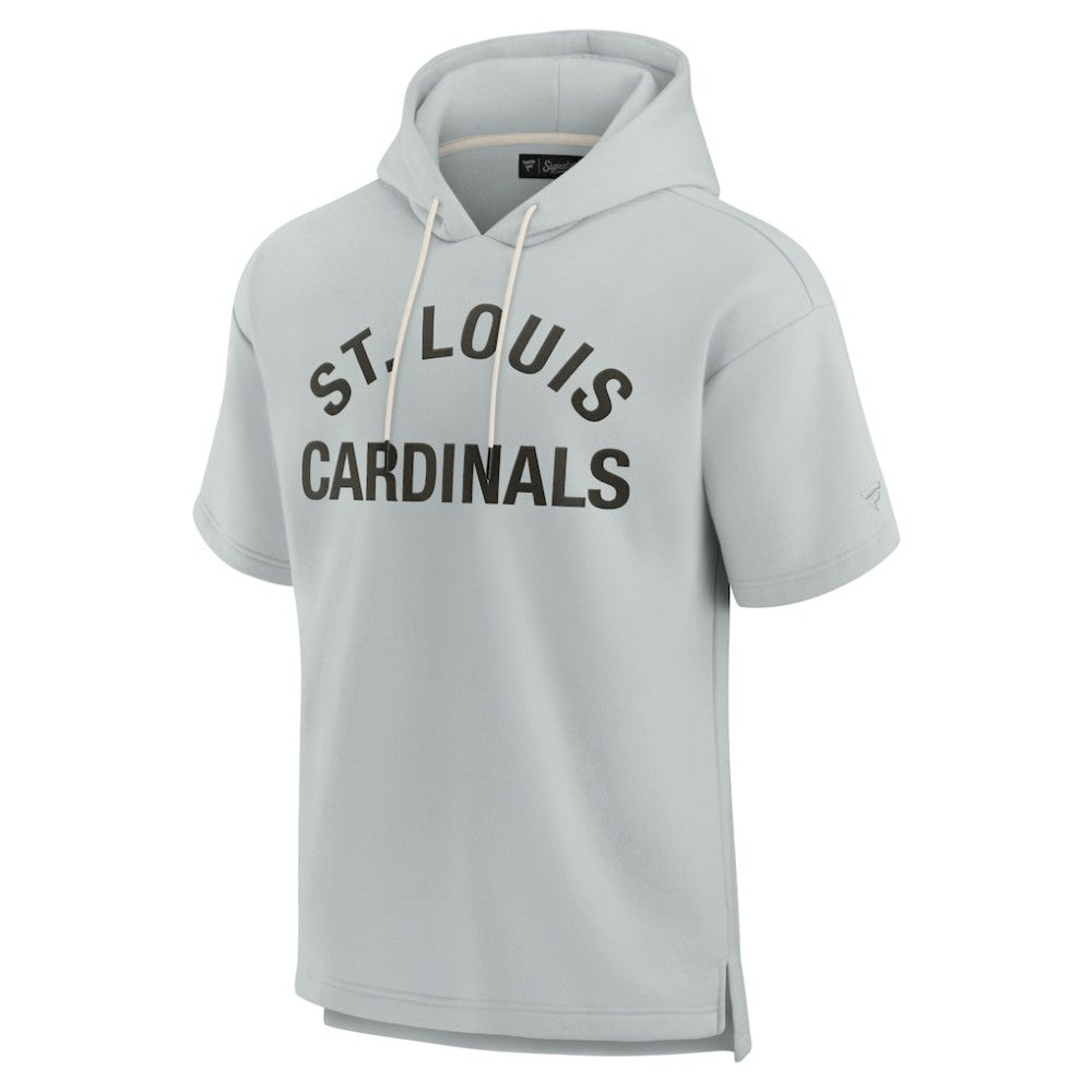 St. Louis Cardinals Fanatics Unisex Elements Super Soft Fleece Short Sleeve Pullover Hoodie - MLB Hoodies