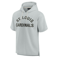 St. Louis Cardinals Fanatics Unisex Elements Super Soft Fleece Short Sleeve Pullover Hoodie - MLB Hoodies