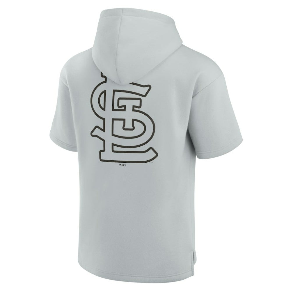 St. Louis Cardinals Fanatics Unisex Elements Super Soft Fleece Short Sleeve Pullover Hoodie - MLB Hoodies