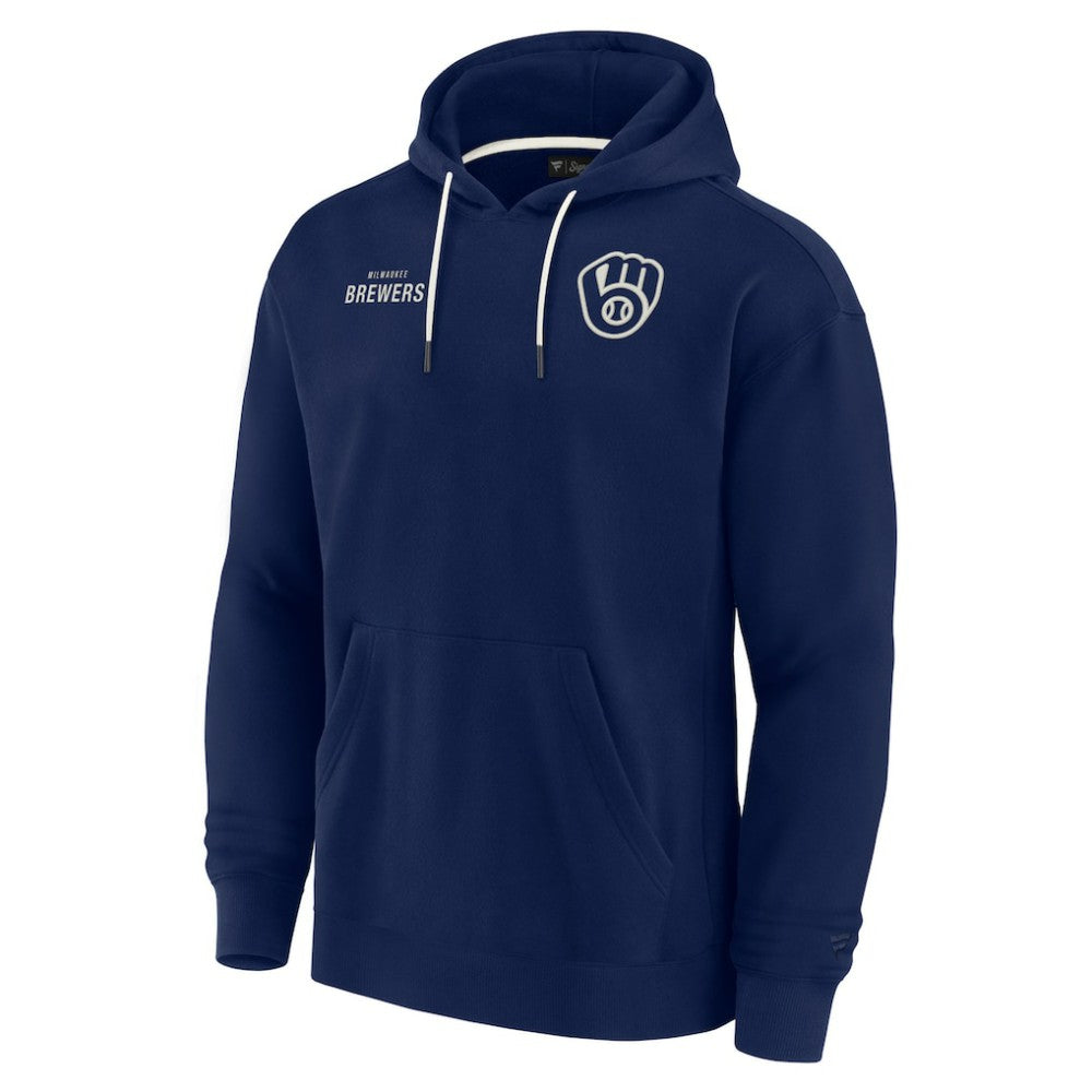 Milwaukee Brewers Fanatics Unisex Elements Super Soft Fleece Pullover Hoodie - MLB Hoodies