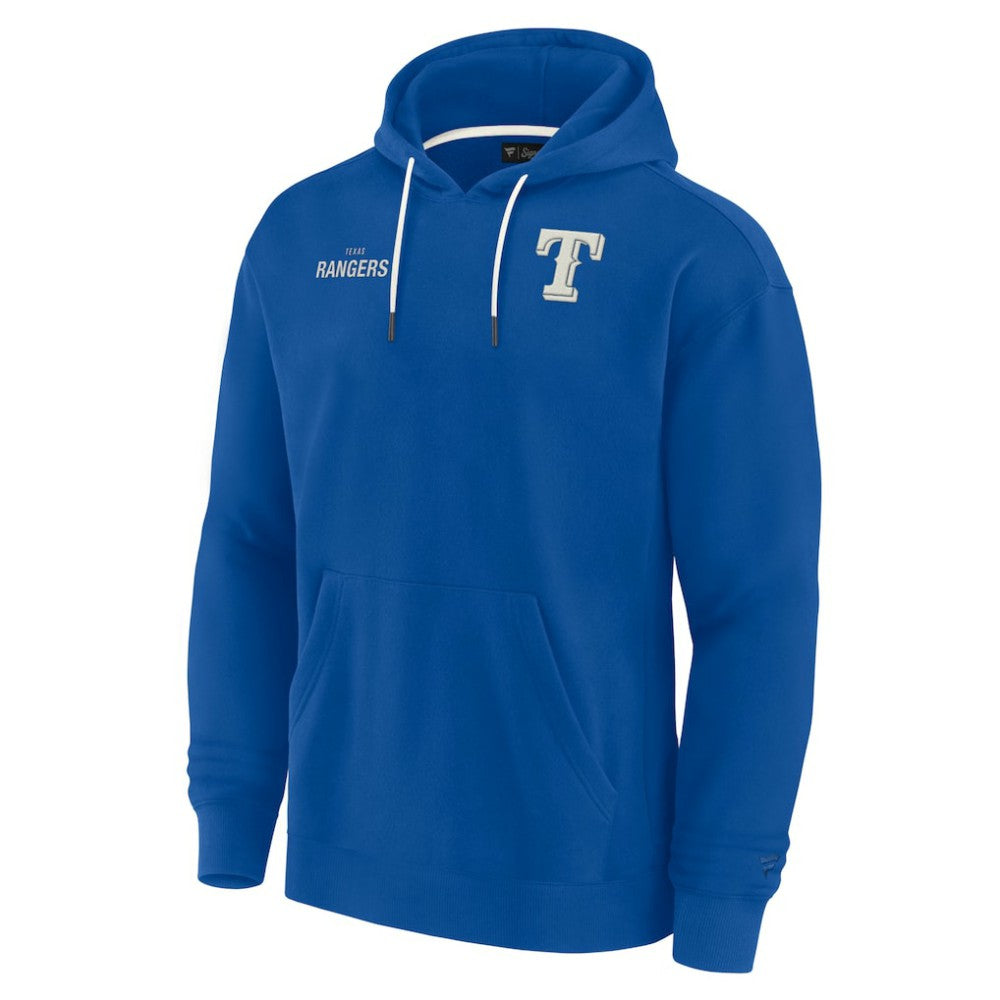 Texas Rangers Fanatics Unisex Elements Super Soft Fleece Pullover Hoodie - MLB Hoodies