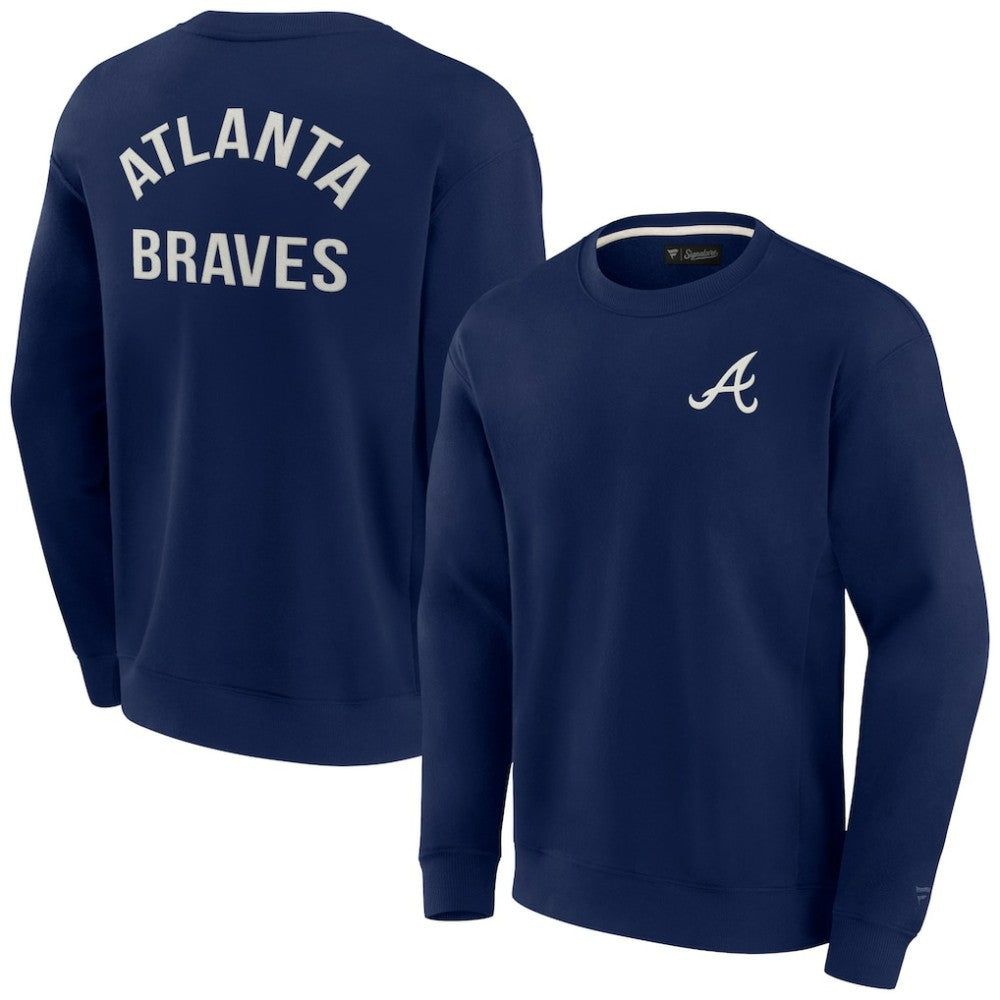 Atlanta Braves Fanatics Unisex Super Soft Pullover Crew Sweatshirt - MLB Pullover