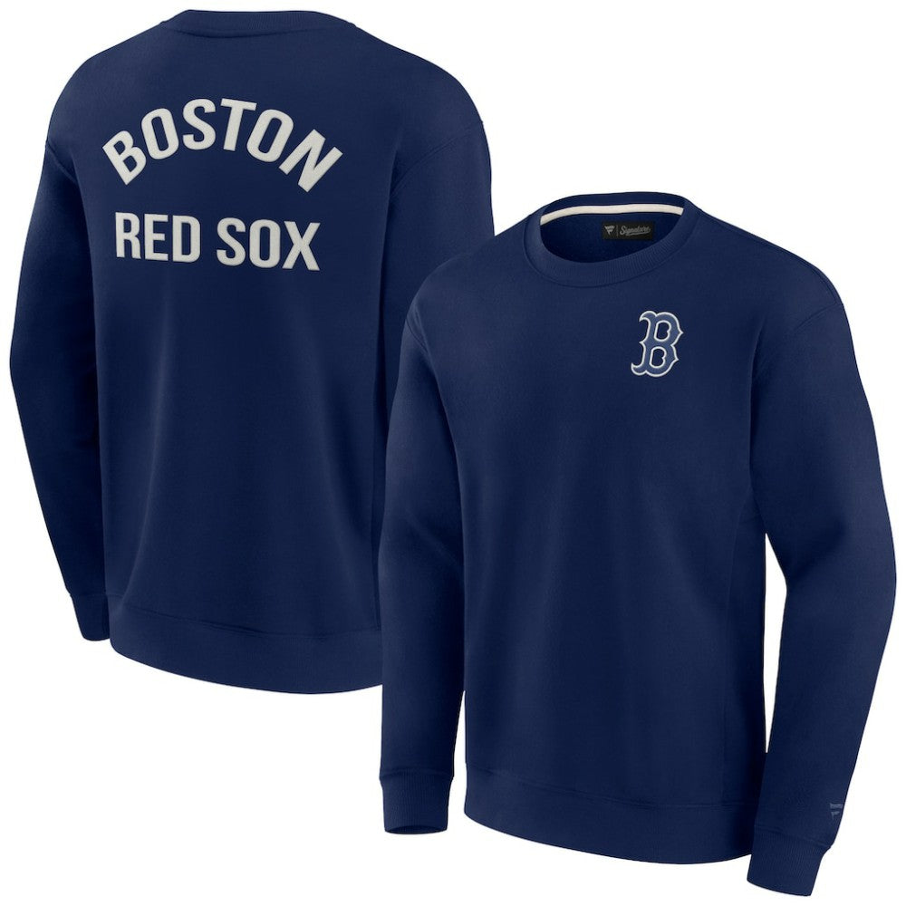 Boston Red Sox Fanatics Unisex Super Soft Pullover Crew Sweatshirt - MLB Pullover