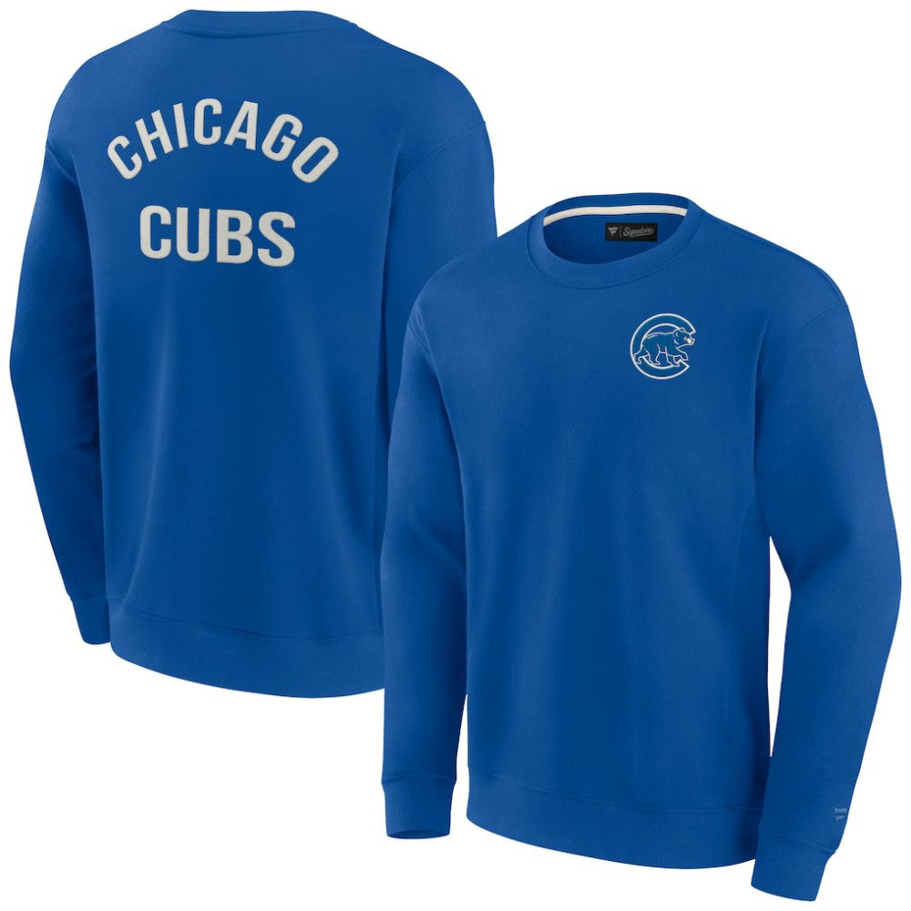 Chicago Cubs Fanatics Unisex Super Soft Pullover Crew Sweatshirt - MLB Pullover