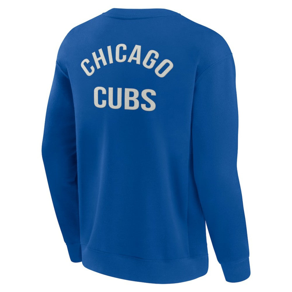 Chicago Cubs Fanatics Unisex Super Soft Pullover Crew Sweatshirt - MLB Pullover