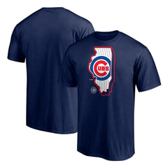 Chicago Cubs Paint the Black State T-Shirt - MLB T-shirts