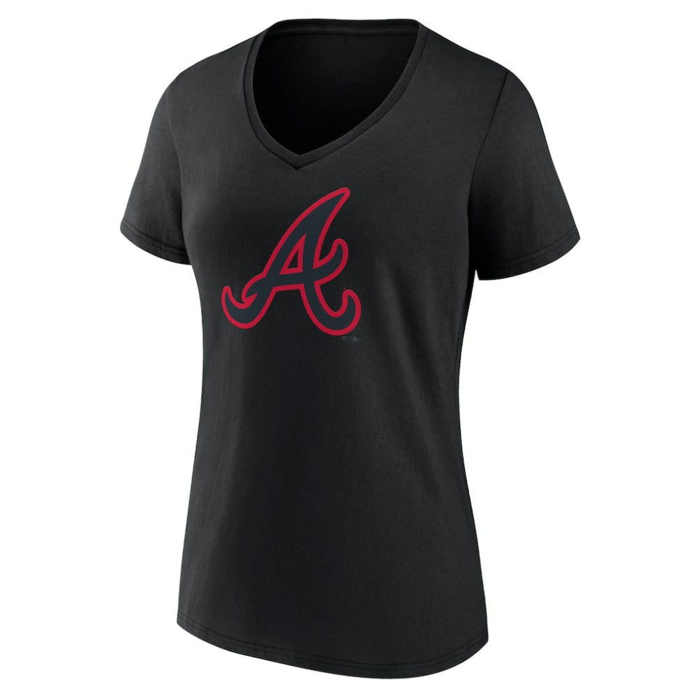 Atlanta Braves Women's Rough Diamond V-Neck T-Shirt - MLB T-shirts