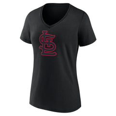 St. Louis Cardinals Women's Rough Diamond V-Neck T-Shirt - MLB T-shirts
