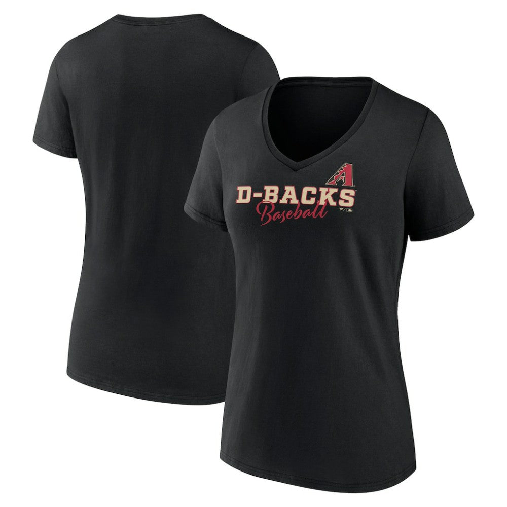 Arizona Diamondbacks Women's Back In Business V-Neck T-Shirt - MLB T-shirts