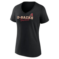 Arizona Diamondbacks Women's Back In Business V-Neck T-Shirt - MLB T-shirts