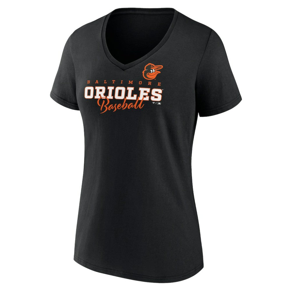 Baltimore Orioles Women's Back In Business V-Neck T-Shirt - MLB T-shirts