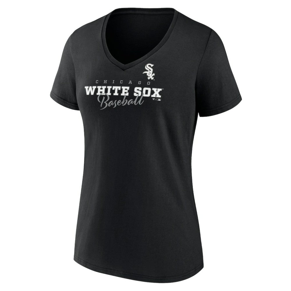 Chicago White Sox Women's Back In Business V-Neck T-Shirt - MLB T-shirts