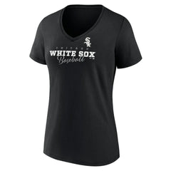 Chicago White Sox Women's Back In Business V-Neck T-Shirt - MLB T-shirts