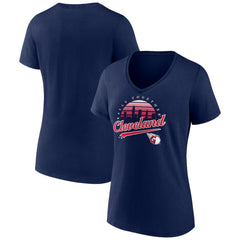 Cleveland Guardians Women's One Champion V-Neck T-Shirt - MLB T-shirts