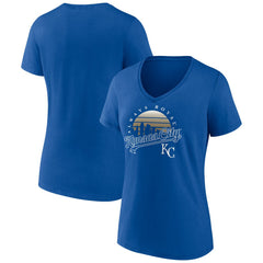 Kansas City Royals Women's One Champion V-Neck T-Shirt - MLB T-shirts
