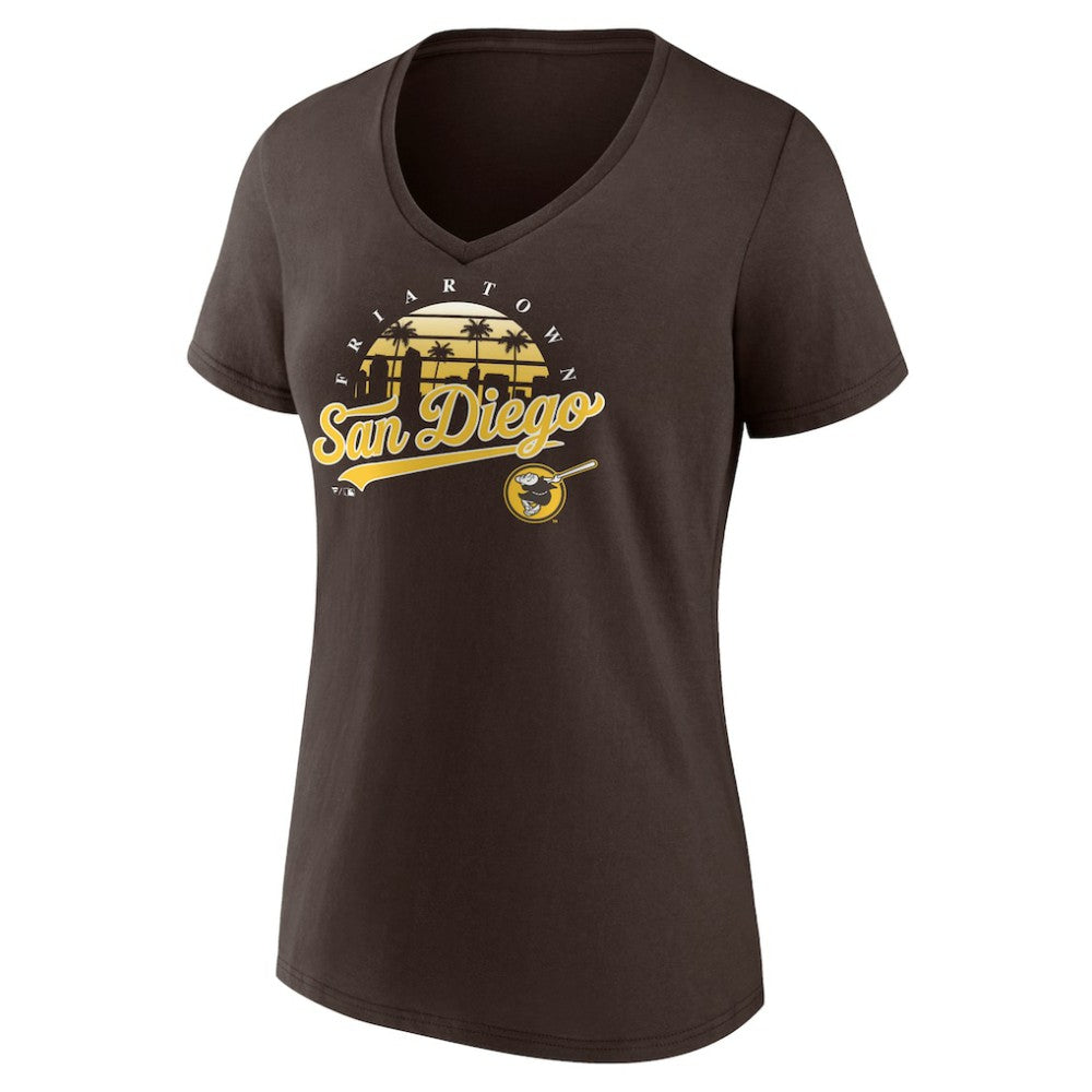 San Diego Padres Women's One Champion V-Neck T-Shirt - MLB T-shirts