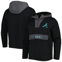 Atlanta Braves Levelwear Ruckus Quarter-Zip Hoodie - MLB Hoodies