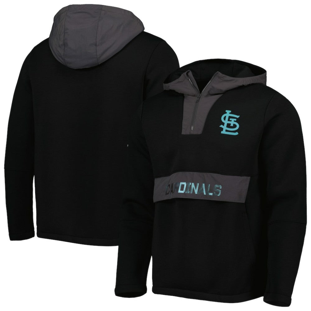 St. Louis Cardinals Levelwear Ruckus Quarter-Zip Hoodie - MLB Hoodies