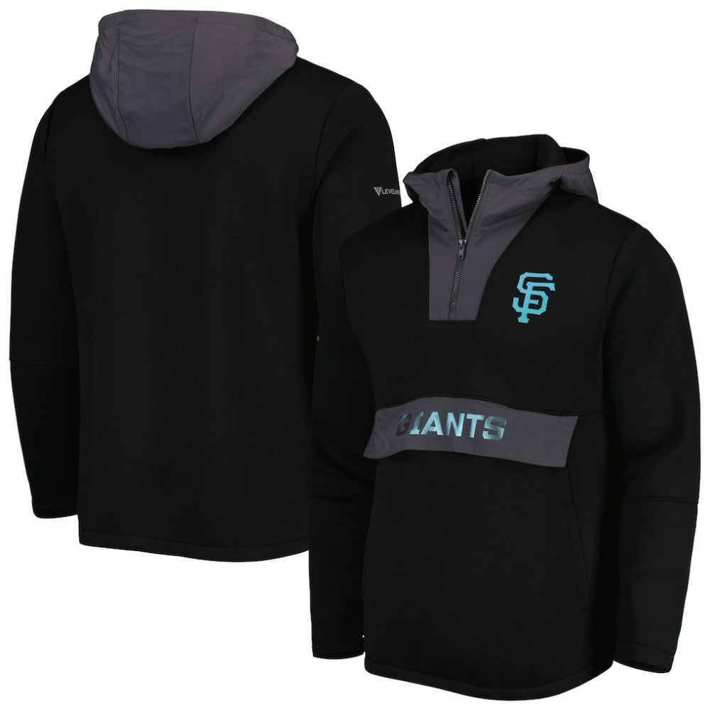 San Francisco Giants Levelwear Ruckus Quarter-Zip Hoodie - MLB Hoodies