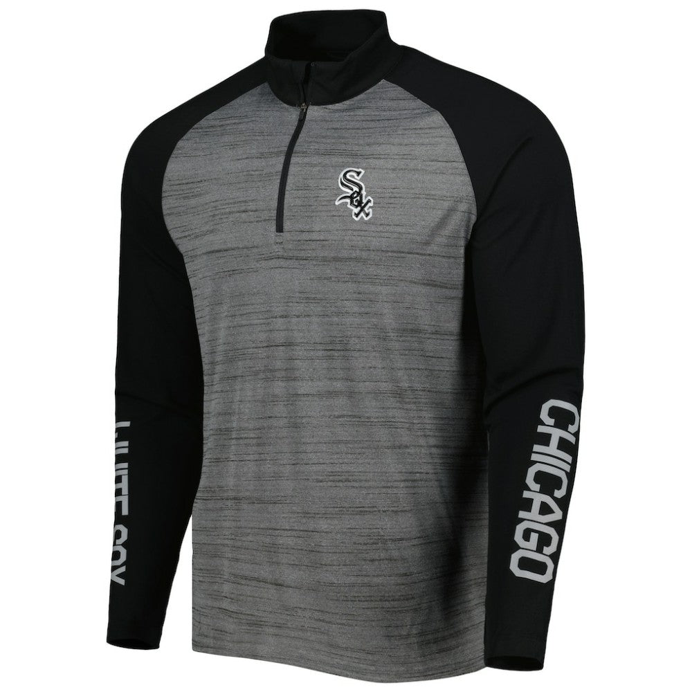 Chicago White Sox Levelwear Vandal Raglan Quarter-Zip Top - MLB Tops
