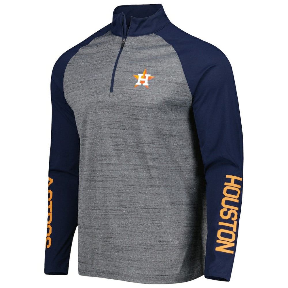 Houston Astros Levelwear Vandal Raglan Quarter-Zip Top - MLB Tops