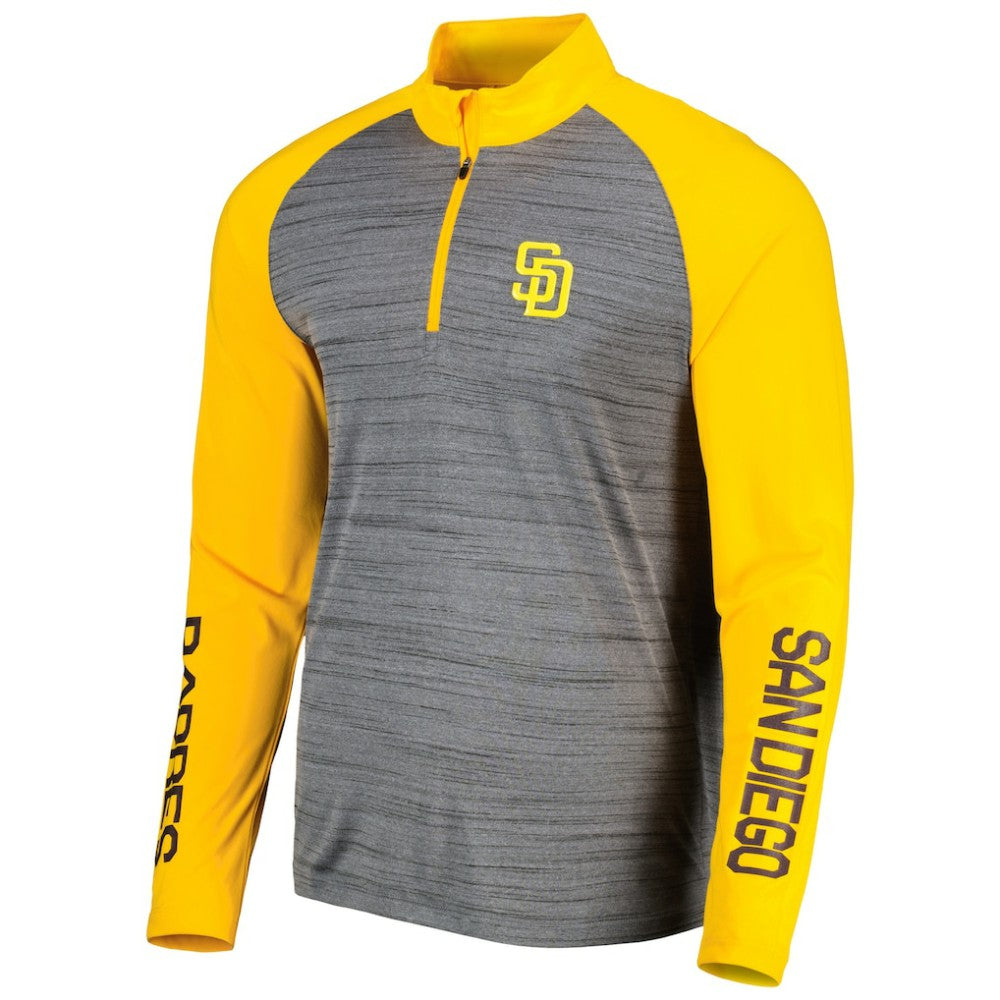 San Diego Padres Levelwear Vandal Raglan Quarter-Zip Top - MLB Tops