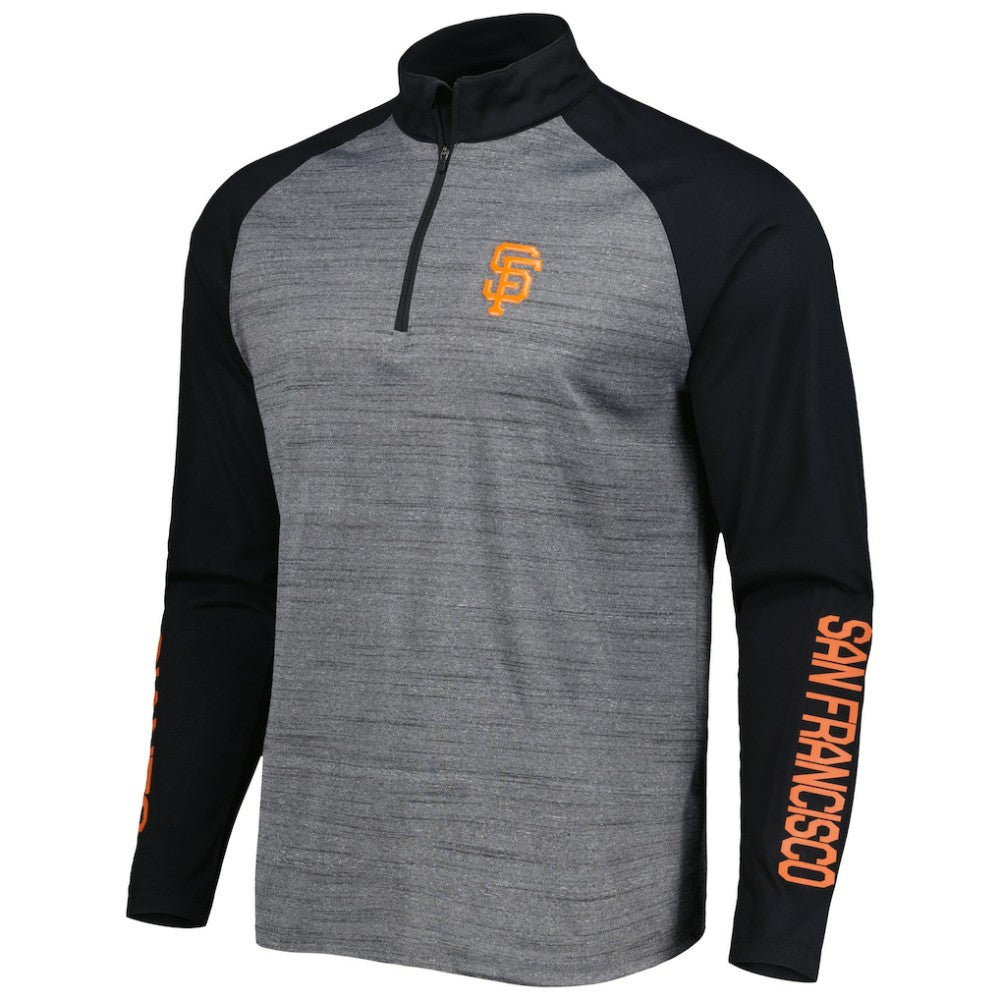 San Francisco Giants Levelwear Vandal Raglan Quarter-Zip Top - MLB Tops