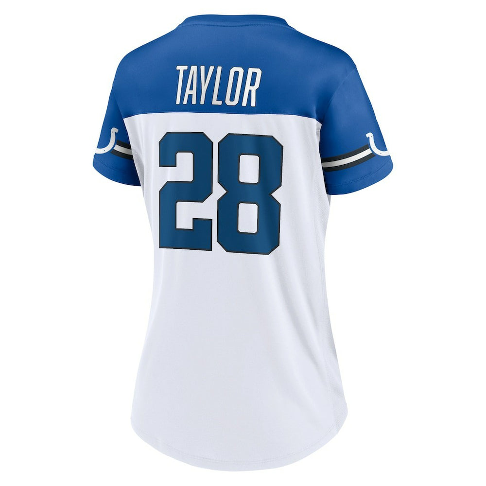 Indianapolis Colts Jonathan Taylor  Women's Athena Name & Number V-Neck Top | NFL US