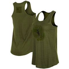Chicago White Sox New Era Women's 2023 Armed Forces Day Racerback Tank Top - MLB Tanks