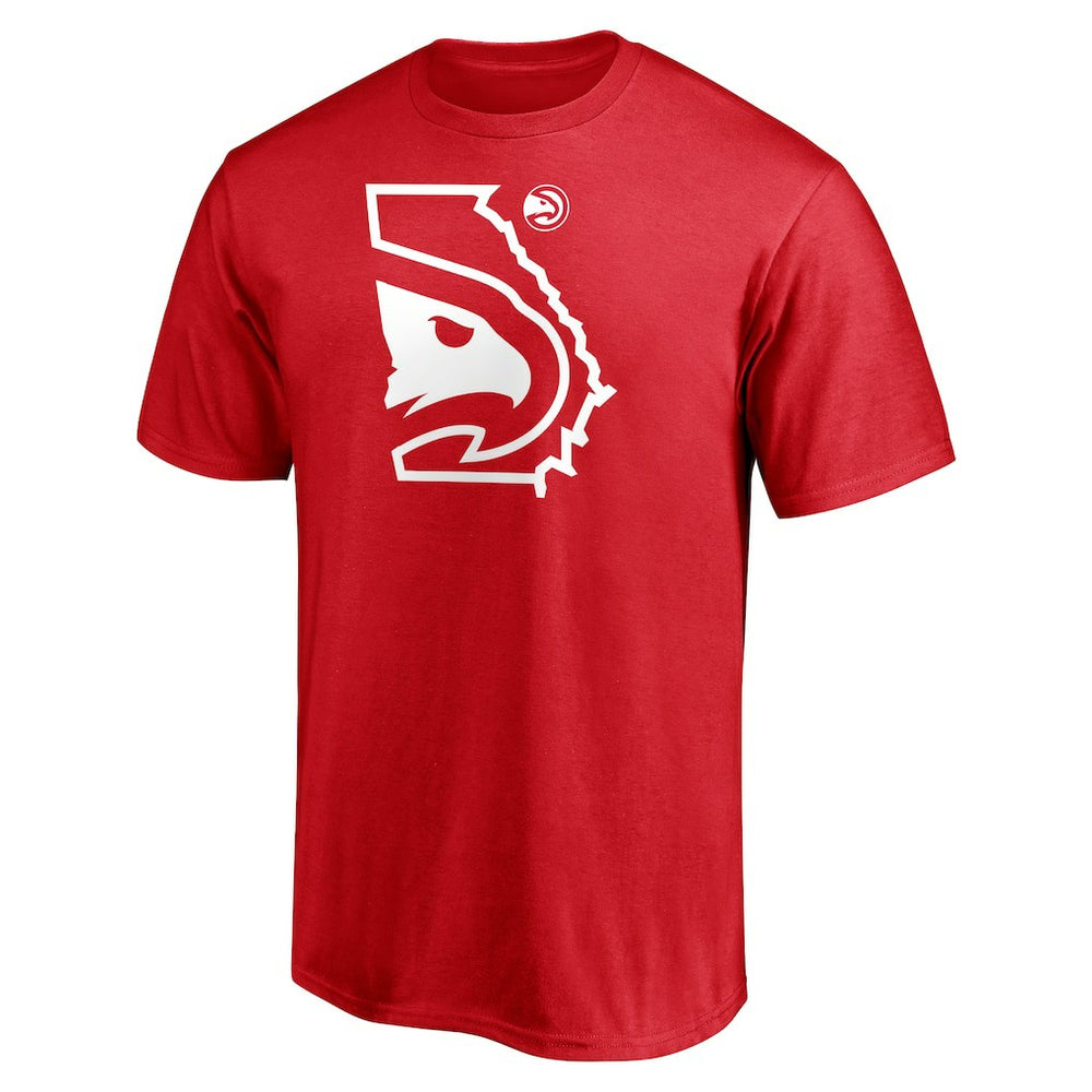 Red Atlanta Hawks Push Ahead T-Shirt | NBA