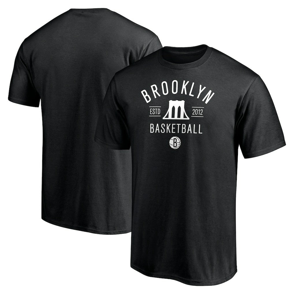 Black Brooklyn Nets Push Ahead T-Shirt | NBA
