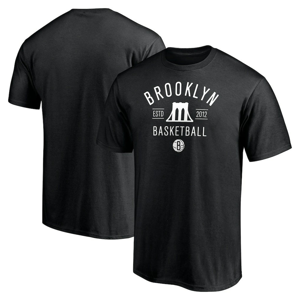 Black Brooklyn Nets Push Ahead T-Shirt | NBA