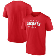 Red Houston Rockets Rebel Logo T-Shirt | NBA