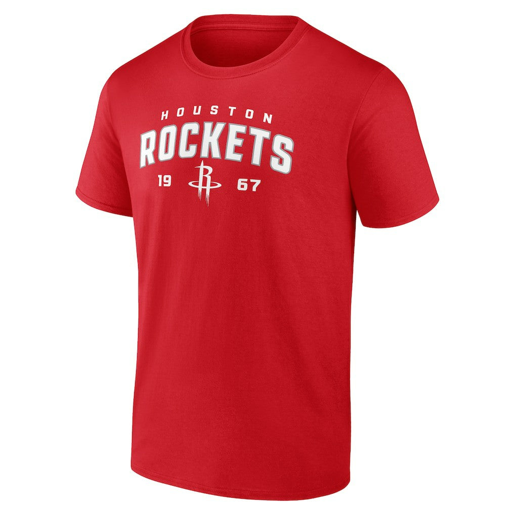 Red Houston Rockets Rebel Logo T-Shirt | NBA