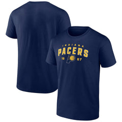 Navy Indiana Pacers Rebel Logo T-Shirt | NBA