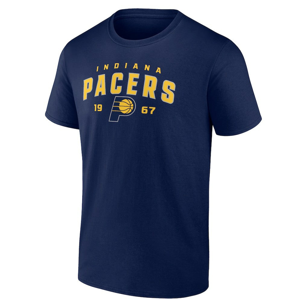 Navy Indiana Pacers Rebel Logo T-Shirt | NBA