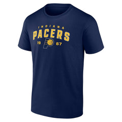 Navy Indiana Pacers Rebel Logo T-Shirt | NBA
