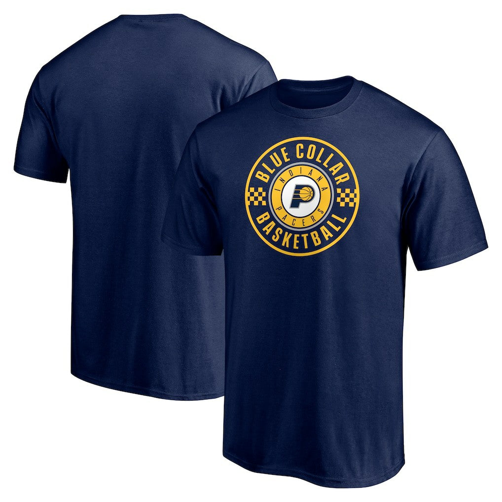 Navy Indiana Pacers Push Ahead T-Shirt | NBA