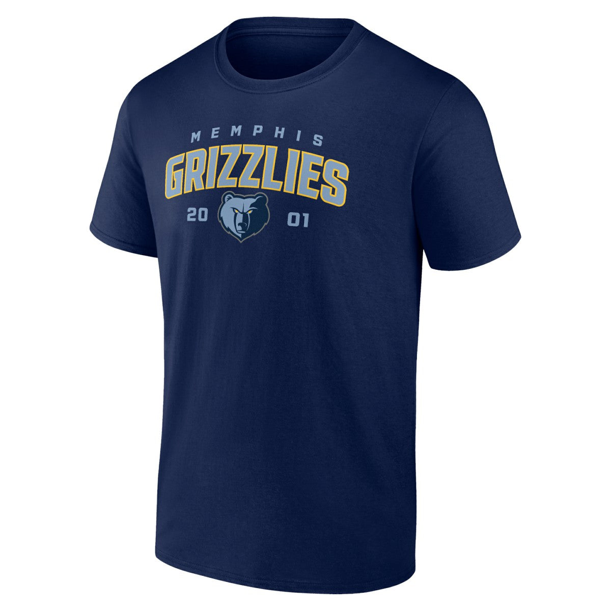 Navy Memphis Grizzlies Rebel Logo T-Shirt | NBA
