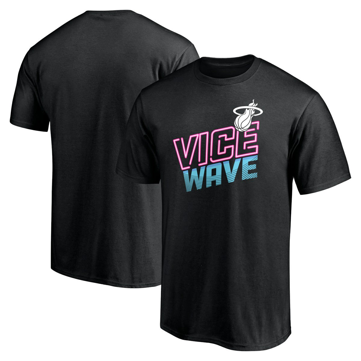 Black Miami Heat Push Ahead T-Shirt | NBA