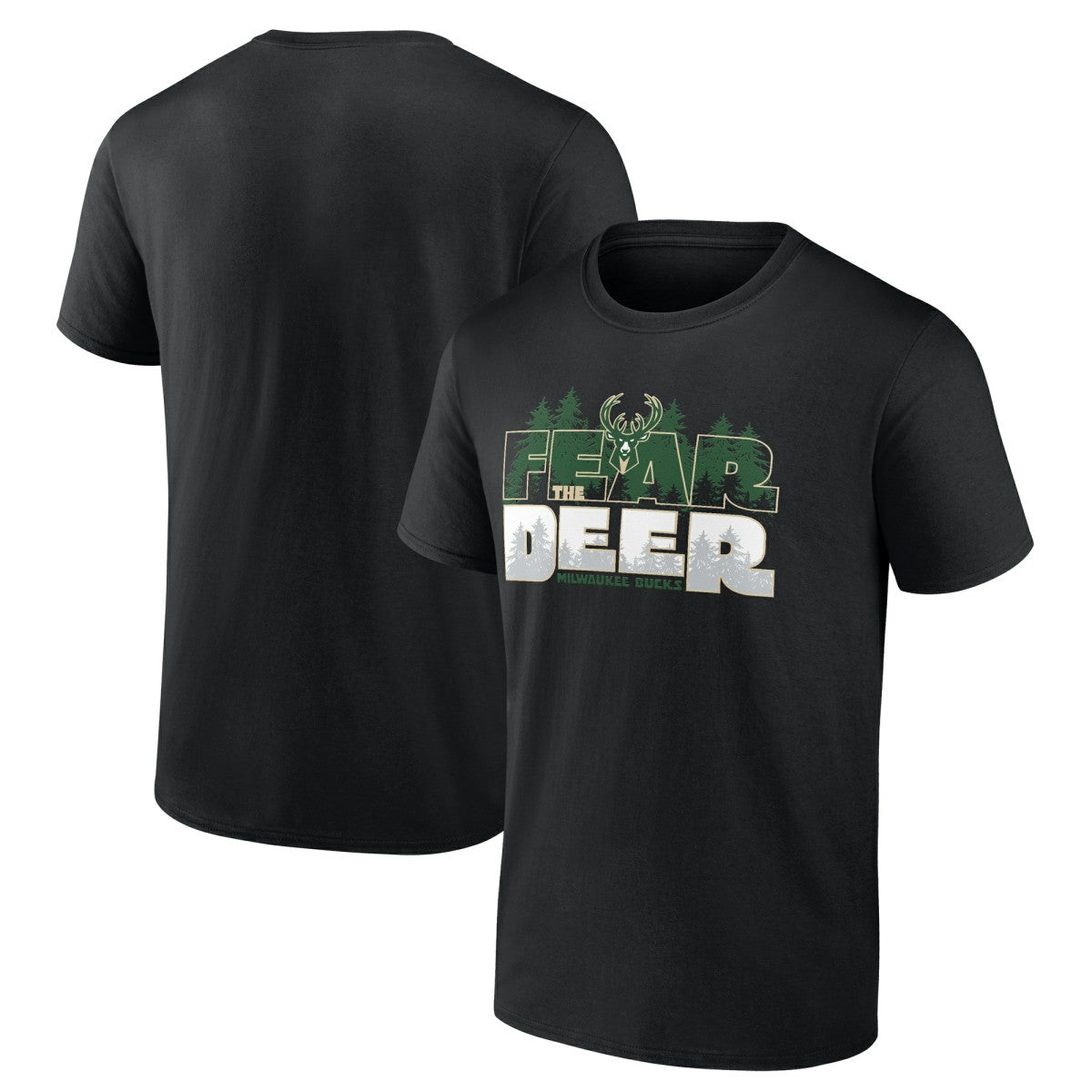 Black Milwaukee Bucks Core Hometown Launch T-Shirt | NBA