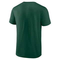 Hunter Green Milwaukee Bucks Rebel Logo T-Shirt | NBA