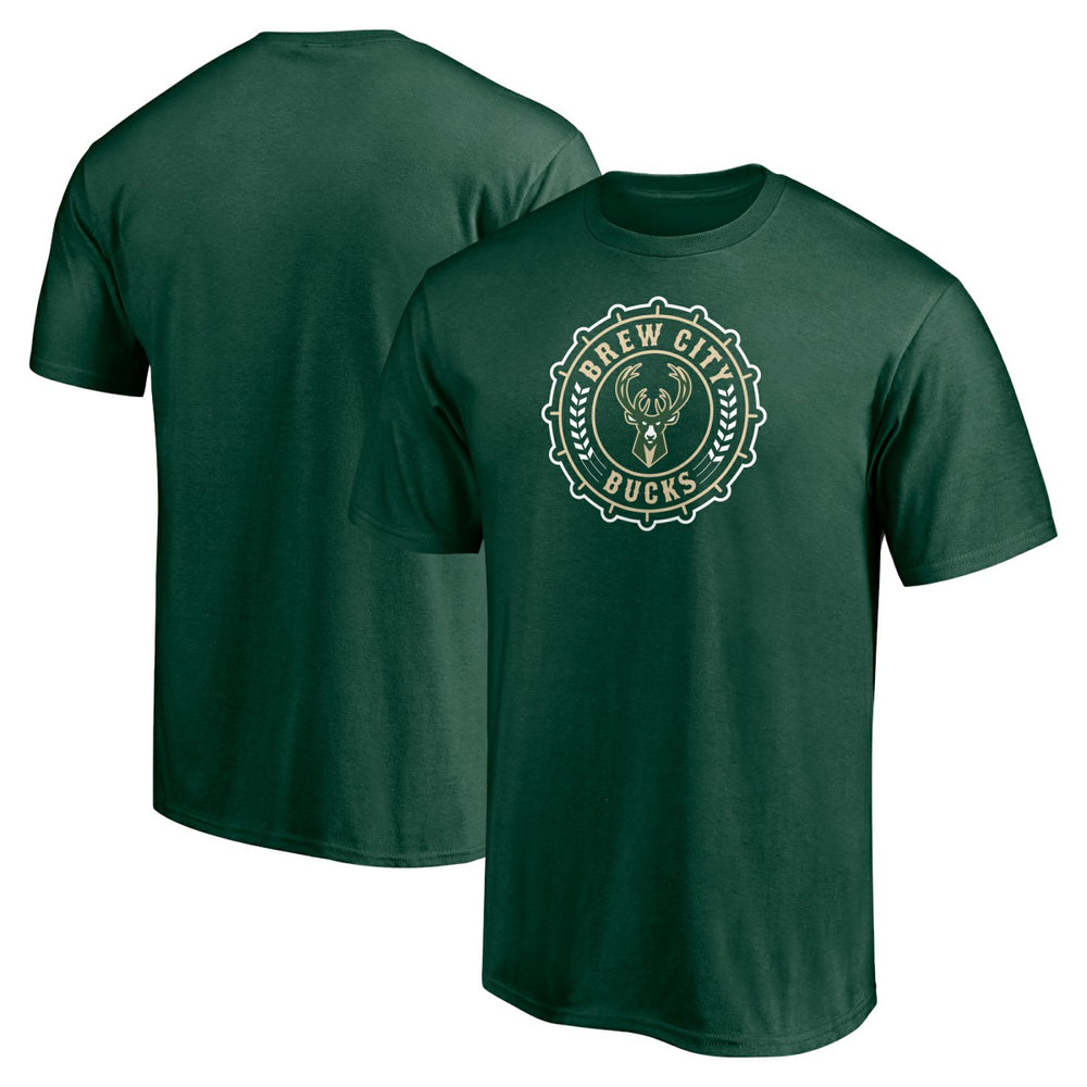 Hunter Green Milwaukee Bucks Push Ahead T-Shirt | NBA